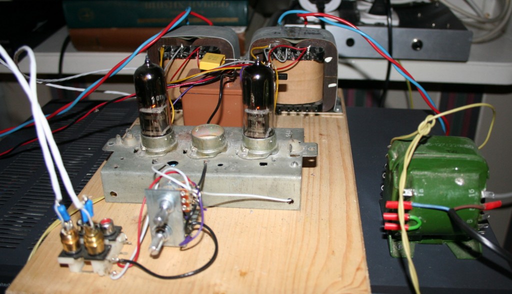 Одноламповый однотакт на 6Э5П и TW10SE. 6E5P Single tube SE amplifier ...